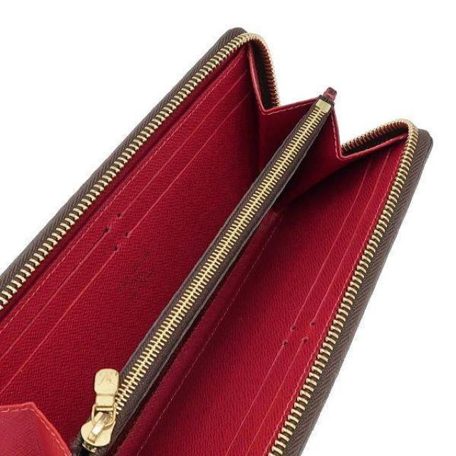 ◆ 本物 美品 ◆ LV ルイヴィトン ポルトフォイユクレマンス 長財布 ダミエ スリーズ 赤 ファスナー 箱 人気 N60534 < ブランド  ◆ 本物 美品 ◆ LV ルイヴィトン ポルトフォイユクレマンス 長財布 ダミエ スリーズ 赤 ファスナー 箱 人気 N60534 < ブランドの