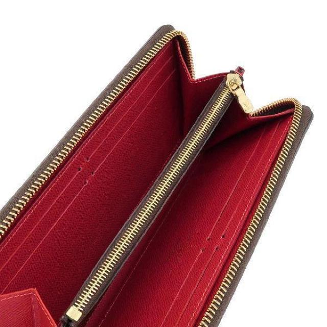◆ 本物 美品 ◆ LV ルイヴィトン ポルトフォイユクレマンス 長財布 ダミエ スリーズ 赤 ファスナー 箱 人気 N60534 < ブランド  ◆ 本物 美品 ◆ LV ルイヴィトン ポルトフォイユクレマンス 長財布 ダミエ スリーズ 赤 ファスナー 箱 人気 N60534 < ブランドの