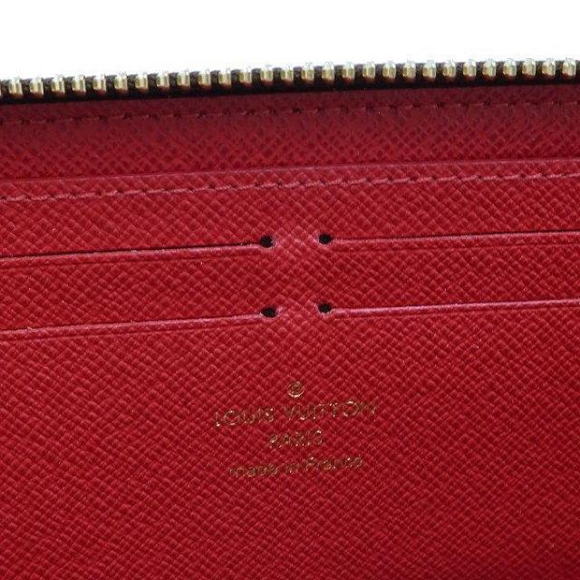 ◆ 本物 美品 ◆ LV ルイヴィトン ポルトフォイユクレマンス 長財布 ダミエ スリーズ 赤 ファスナー 箱 人気 N60534 < ブランド  ◆ 本物 美品 ◆ LV ルイヴィトン ポルトフォイユクレマンス 長財布 ダミエ スリーズ 赤 ファスナー 箱 人気 N60534 < ブランドの
