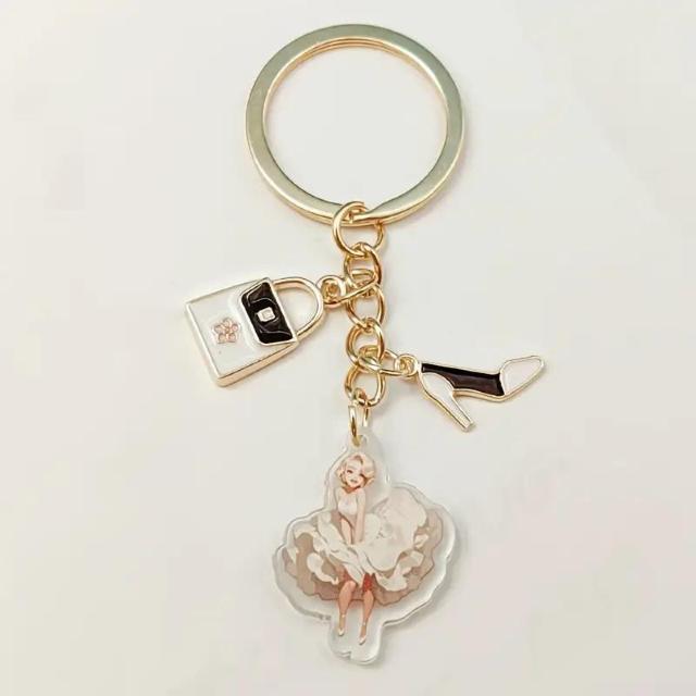 超お買い得590円★シック アクリル キーホルダー エレガント ドレス ハイヒール デザイン バックパック 財布 キー  チェーン < 女性ファッション  超お買い得590円★シック アクリル キーホルダー エレガント ドレス ハイヒール デザイン バックパック 財布 キー  チェーン  < 女性ファッションの