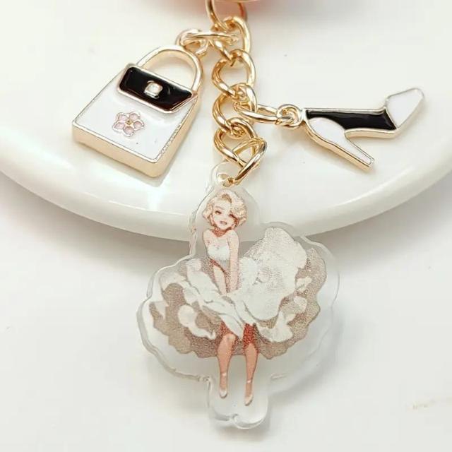 超お買い得590円★シック アクリル キーホルダー エレガント ドレス ハイヒール デザイン バックパック 財布 キー  チェーン < 女性ファッション  超お買い得590円★シック アクリル キーホルダー エレガント ドレス ハイヒール デザイン バックパック 財布 キー  チェーン < 女性ファッションの