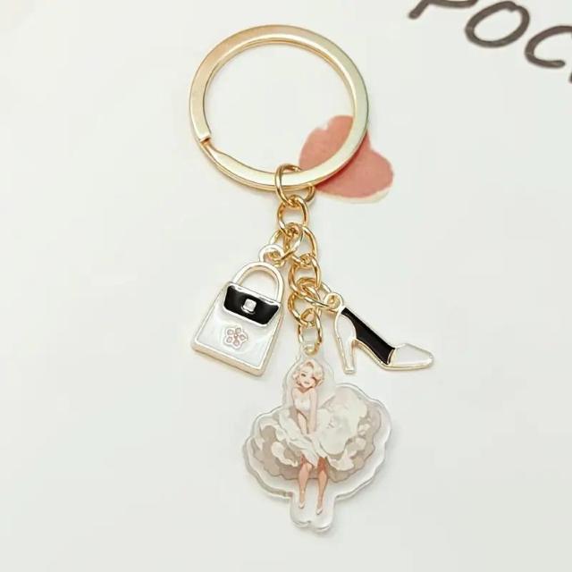 超お買い得590円★シック アクリル キーホルダー エレガント ドレス ハイヒール デザイン バックパック 財布 キー  チェーン < 女性ファッション  超お買い得590円★シック アクリル キーホルダー エレガント ドレス ハイヒール デザイン バックパック 財布 キー  チェーン < 女性ファッションの