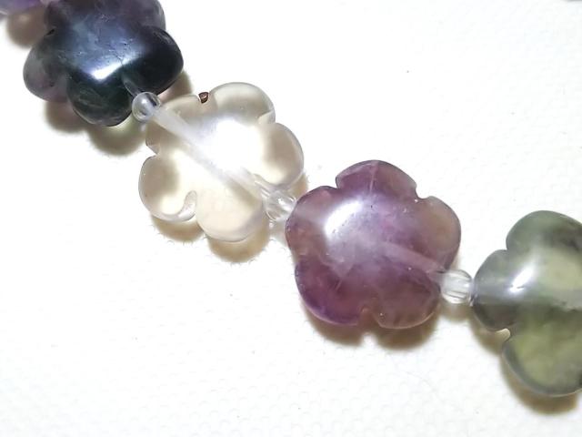 天然石★フローライト さくら 半連 < 女性アクセサリー/時計  天然石★フローライト さくら 半連 < 女性アクセサリー/時計の