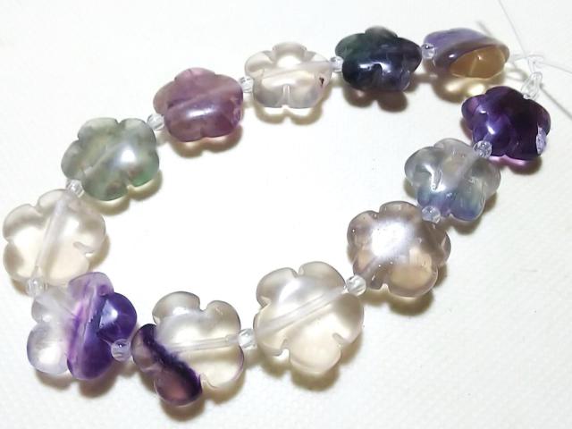 天然石★フローライト さくら 半連 < 女性アクセサリー/時計  天然石★フローライト さくら 半連 < 女性アクセサリー/時計の