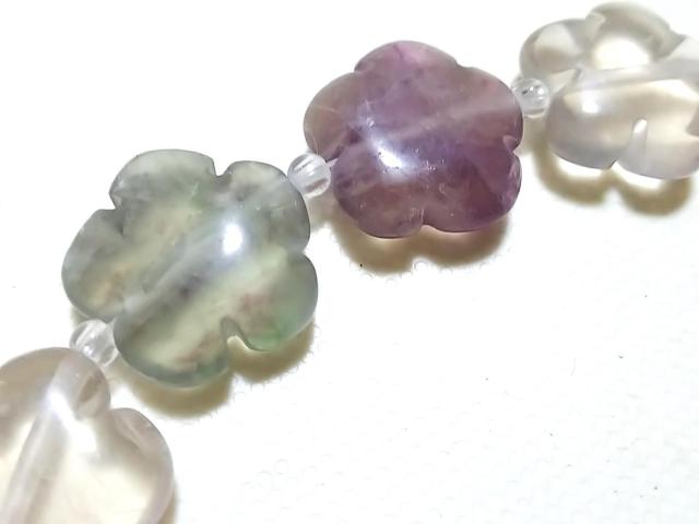 天然石★フローライト さくら 半連 < 女性アクセサリー/時計  天然石★フローライト さくら 半連 < 女性アクセサリー/時計の