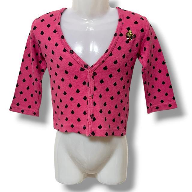 【HYSTERIC MINI/70】ミニちゃんシルエットドット柄カーディガン < ブランド 【HYSTERIC MINI/70】ミニちゃんシルエットドット柄カーディガン < ブランドの