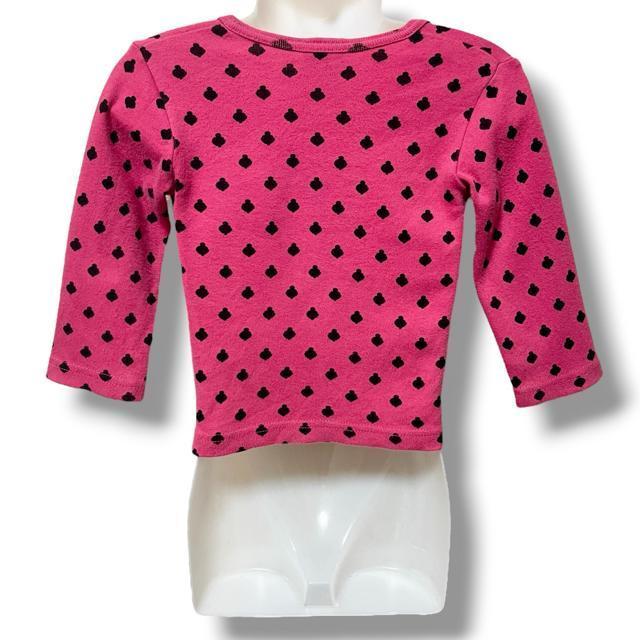 【HYSTERIC MINI/70】ミニちゃんシルエットドット柄カーディガン < ブランド 【HYSTERIC MINI/70】ミニちゃんシルエットドット柄カーディガン < ブランドの