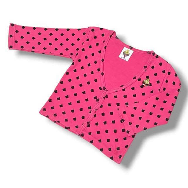 【HYSTERIC MINI/70】ミニちゃんシルエットドット柄カーディガン < ブランド 【HYSTERIC MINI/70】ミニちゃんシルエットドット柄カーディガン < ブランドの