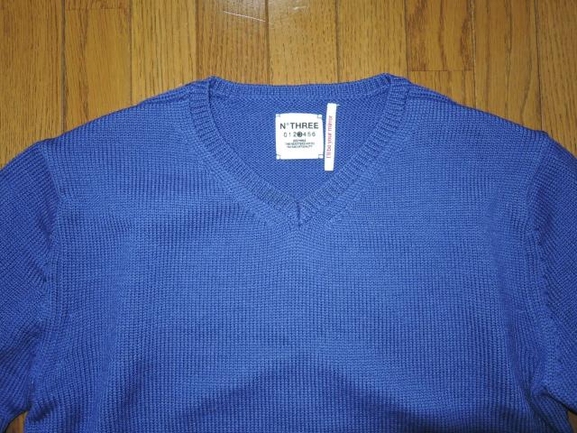 BEDWIN & THE HEARTBREAKERS ベドウィン V字 ニット 3青 ノルディック柄セーターV-NECK KNIT < ブランド BEDWIN & THE HEARTBREAKERS ベドウィン V字 ニット 3青 ノルディック柄セーターV-NECK KNIT < ブランドの