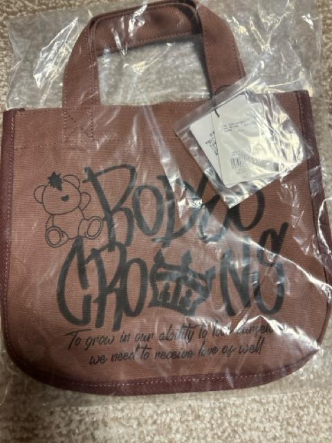 ロデオクラウンズ★ BRIDGE BEAR LOGO TOTE(ブラウン) < ブランド ロデオクラウンズ★ BRIDGE BEAR LOGO TOTE(ブラウン) < ブランドの