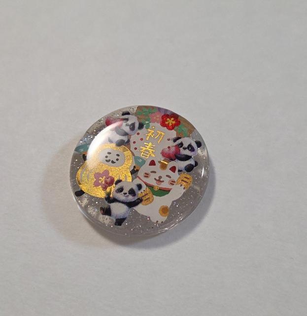 パンダ新年おめでとう!お正月向けデザインレジンアクセサリー パンダヘアゴム パンダネックレス パンダブローチ < 女性ファッション パンダ新年おめでとう!お正月向けデザインレジンアクセサリー パンダヘアゴム パンダネックレス パンダブローチ < 女性ファッションの