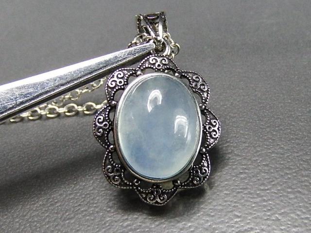 良質天然石アクアマリン天使の石アンティークネックレス812-189 < 女性アクセサリー/時計 良質天然石アクアマリン天使の石アンティークネックレス812-189 < 女性アクセサリー/時計の