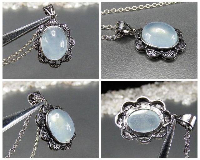 良質天然石アクアマリン天使の石アンティークネックレス812-189 < 女性アクセサリー/時計 良質天然石アクアマリン天使の石アンティークネックレス812-189 < 女性アクセサリー/時計の