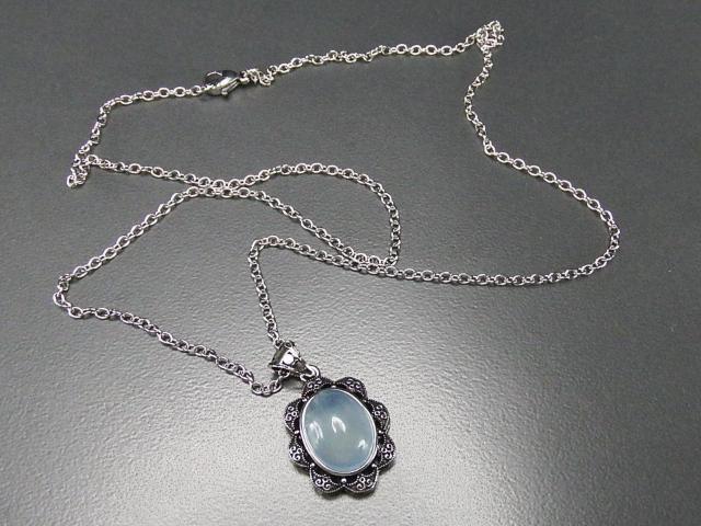 良質天然石アクアマリン天使の石アンティークネックレス812-189 < 女性アクセサリー/時計 良質天然石アクアマリン天使の石アンティークネックレス812-189 < 女性アクセサリー/時計の