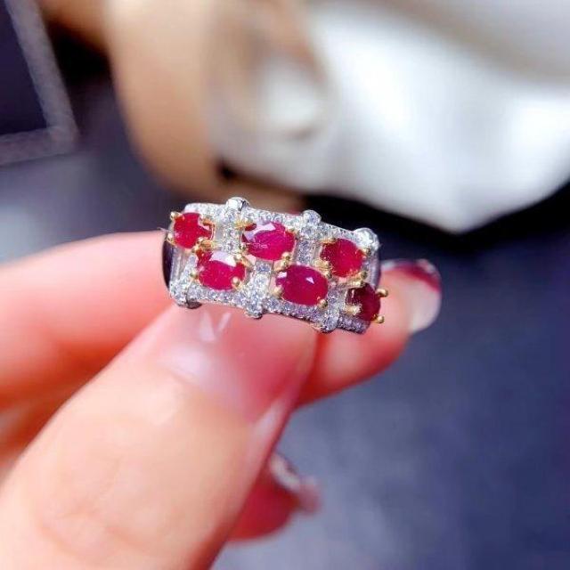 女性のための天然ルビーリング ナチュラル アクセサリー カラーストーン 宝石 S0_4374 < 女性アクセサリー/時計 女性のための天然ルビーリング ナチュラル アクセサリー カラーストーン 宝石 S0_4374 < 女性アクセサリー/時計の