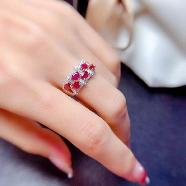 女性のための天然ルビーリング ナチュラル アクセサリー カラーストーン 宝石 S0_4374 < 女性アクセサリー/時計 女性のための天然ルビーリング ナチュラル アクセサリー カラーストーン 宝石 S0_4374 < 女性アクセサリー/時計の