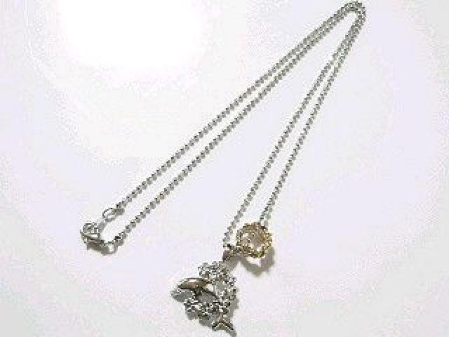 《New》★梨花★ハワイアンジュエリー/<プラチナ>フープドルフィン*ネックレス < 女性アクセサリー/時計  《New》★梨花★ハワイアンジュエリー/<プラチナ>フープドルフィン*ネックレス < 女性アクセサリー/時計の