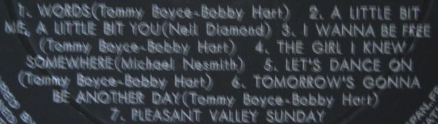 LPレコード/Monkees全14曲中古品!!1968年0108 < CD/DVD/ビデオ LPレコード/Monkees全14曲中古品!!1968年0108 < CD/DVD/ビデオの