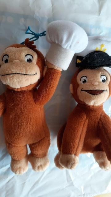 おさるのジョージ ぬいぐるみ 2種 < アニメ/コミック/キャラクター  おさるのジョージ ぬいぐるみ 2種  < アニメ/コミック/キャラクターの