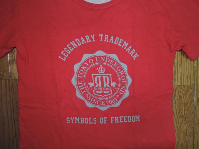 BACKBONE バックボーン カレッジロゴ Tシャツ M 赤 カットソー パンチングドット < ブランド BACKBONE バックボーン カレッジロゴ Tシャツ M 赤 カットソー パンチングドット < ブランドの