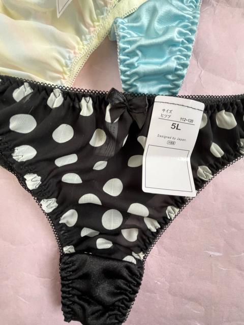 5Lサイズ!5枚セット!光沢ツルツル素材!シフォン使いあり!高貴品格!色とりどり!エレガント!Tバックショーツ!No.るる < 女性ファッション  5Lサイズ!5枚セット!光沢ツルツル素材!シフォン使いあり!高貴品格!色とりどり!エレガント!Tバックショーツ!No.るる < 女性ファッションの