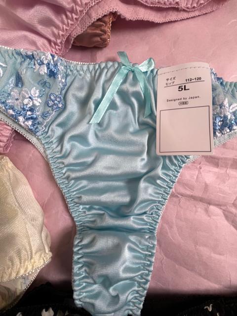 5Lサイズ!5枚セット!光沢ツルツル素材!シフォン使いあり!高貴品格!色とりどり!エレガント!Tバックショーツ!No.るる < 女性ファッション  5Lサイズ!5枚セット!光沢ツルツル素材!シフォン使いあり!高貴品格!色とりどり!エレガント!Tバックショーツ!No.るる < 女性ファッションの