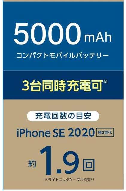 小型超うす型★PSE認証品・コンパクトモバイルバッテリー < 家電/AV  小型超うす型★PSE認証品・コンパクトモバイルバッテリー < 家電/AVの