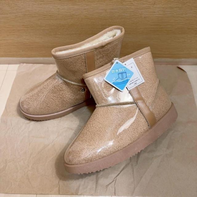 新品!!◆PVC防水ボアブーツ/レインブーツ◆雨の日コーデ*旅行*冬コーデ★ < 女性ファッション 新品!!◆PVC防水ボアブーツ/レインブーツ◆雨の日コーデ*旅行*冬コーデ★ < 女性ファッションの