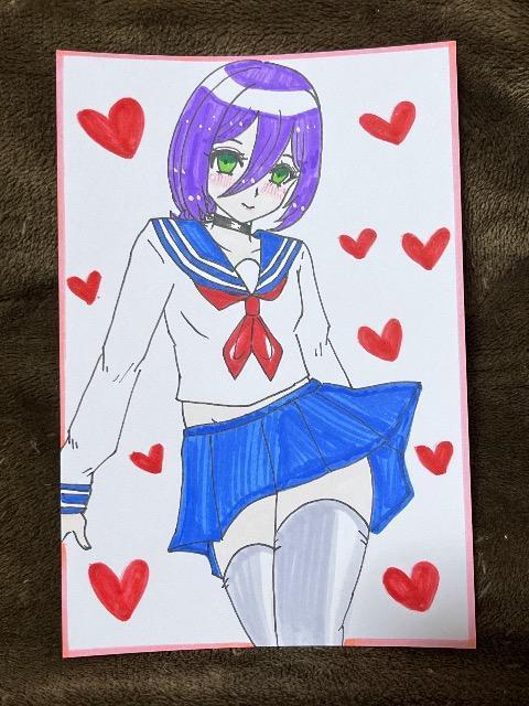 自作イラスト チェンソーマン レゼ ハガキサイズ 制服セーラー服コスプレ12 < アニメ/コミック/キャラクター 自作イラスト チェンソーマン レゼ ハガキサイズ 制服セーラー服コスプレ12 < アニメ/コミック/キャラクターの