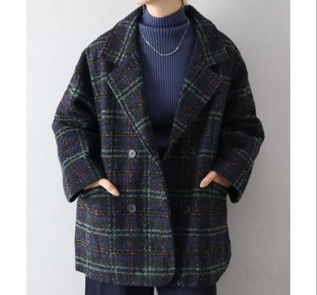 �k�k���`�F�b�N���h���b�v�V�����_�[�R�[�g���c�C�[�h���V�i���������� �� �����t�@�b�V������ 