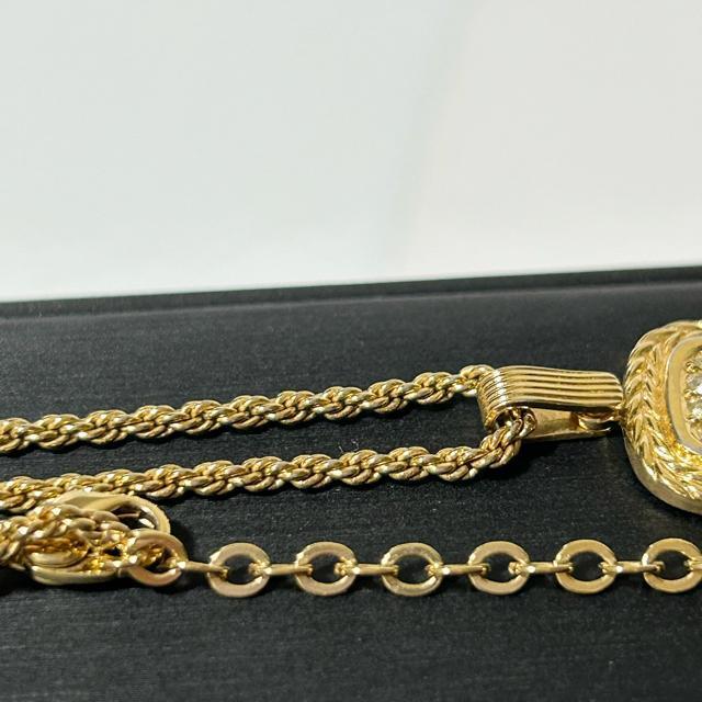 ���i Christian Dior �f�B�I�[�� ���S �X�N�G�A �l�b�N���X �y���_���g �A�N�Z�T���[ ���C���X�g�[�� �S�[���h �� �u�����h�� 