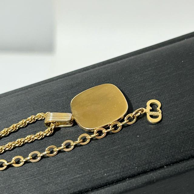 ���i Christian Dior �f�B�I�[�� ���S �X�N�G�A �l�b�N���X �y���_���g �A�N�Z�T���[ ���C���X�g�[�� �S�[���h �� �u�����h�� 