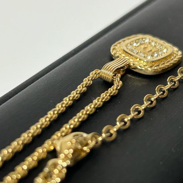 ���i Christian Dior �f�B�I�[�� ���S �X�N�G�A �l�b�N���X �y���_���g �A�N�Z�T���[ ���C���X�g�[�� �S�[���h �� �u�����h�� 