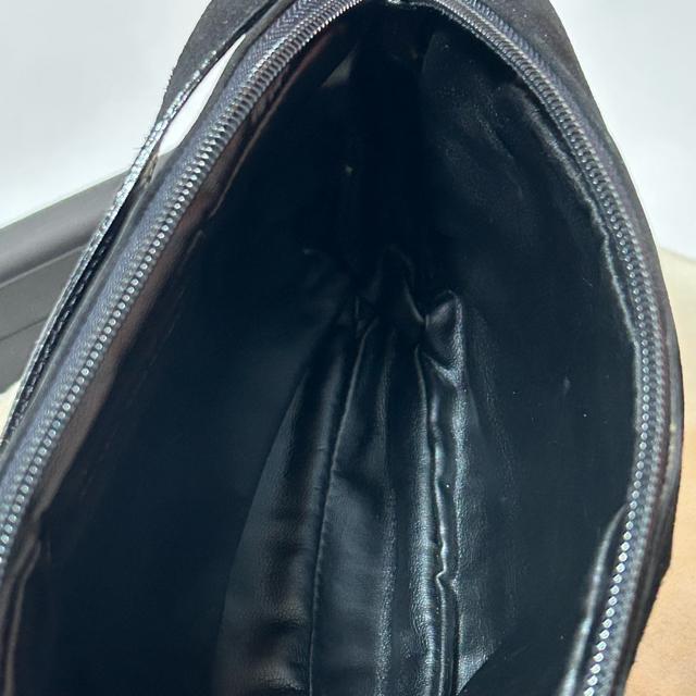 Salvatore Ferragamo �t�F���K�� �X�G�[�h ���U�[ M214610 �V�����_�[�o�b�O �u���b�N �S�[���h���� �� �u�����h�� 