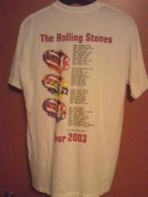 †ローリングストーンズ†2003年ツアーTシャツ† < 男性ファッション  †ローリングストーンズ†2003年ツアーTシャツ† < 男性ファッションの