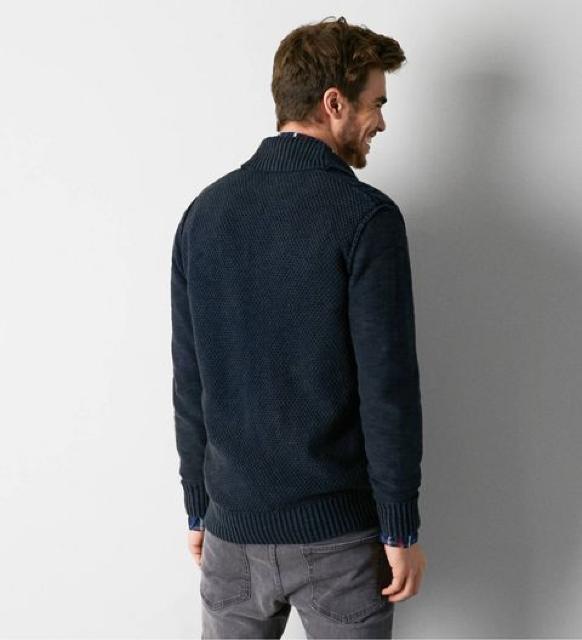 【American Eagle】AEOケーブルショールカラーカーディガン XL/フリートネイビー < ブランド 【American Eagle】AEOケーブルショールカラーカーディガン XL/フリートネイビー < ブランドの