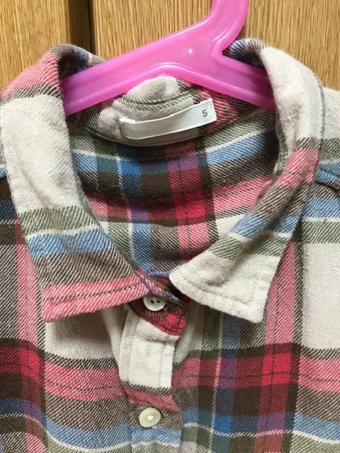 美品☆GU☆茶系×赤チェック長袖シャツ☆S < ブランド  美品☆GU☆茶系×赤チェック長袖シャツ☆S  < ブランドの