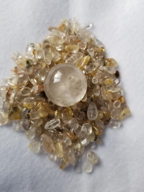 水晶丸玉&さざれ石セット < インテリア/ライフ 水晶丸玉&さざれ石セット < インテリア/ライフの