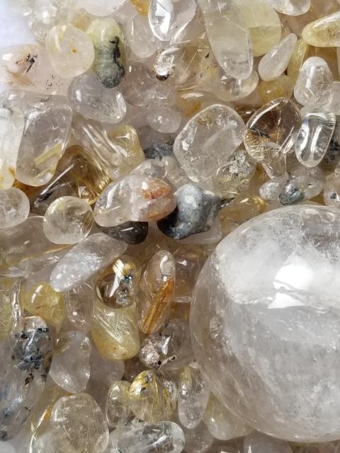 水晶丸玉&さざれ石セット < インテリア/ライフ 水晶丸玉&さざれ石セット < インテリア/ライフの