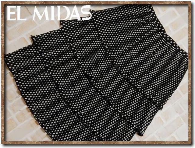 エルミダ 水玉プリーツスカート 黒 < 女性ファッション  エルミダ 水玉プリーツスカート 黒  < 女性ファッションの