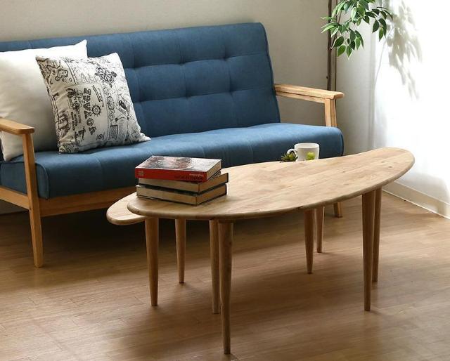 【ぬくもりの天然木使用】センターテーブル 北欧風 ナチュラル サイドテーブル < インテリア/ライフ 【ぬくもりの天然木使用】センターテーブル 北欧風 ナチュラル サイドテーブル < インテリア/ライフの