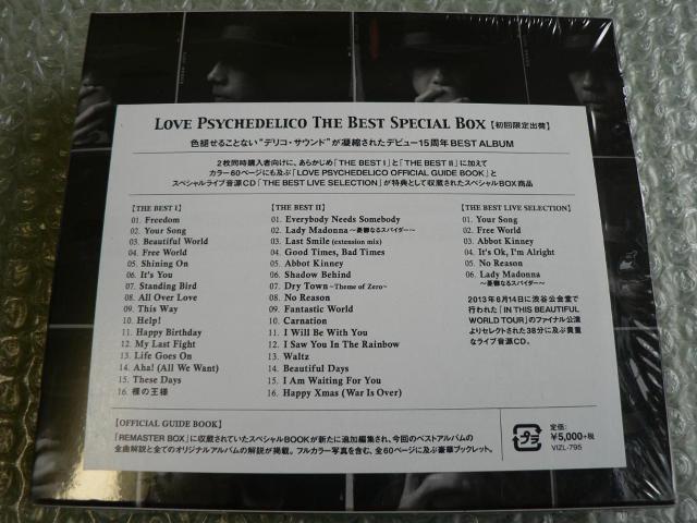 LOVE PSYCHEDELICO^THE BEST SPECIAL BOXyՁz3gCDiS38ȁjuETCPfR  ^gObY 
