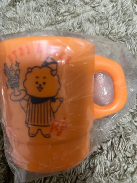BTS BT21 RJ メラニンカップ 一番くじ 未使用 < タレントグッズ  BTS BT21 RJ メラニンカップ 一番くじ 未使用  < タレントグッズの
