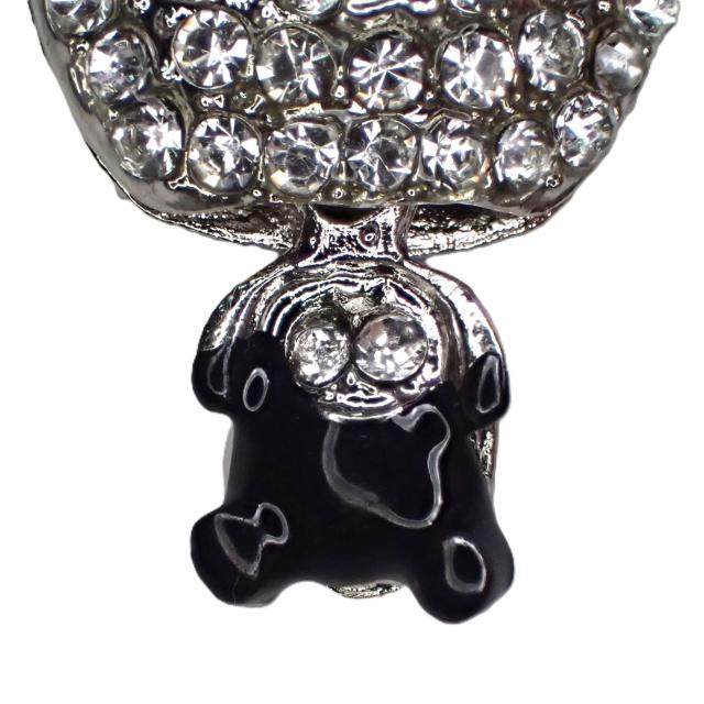 銀色 可愛い パンダ ぱんだ ラインストーン ネックレス ペンダント チョーカー < 女性アクセサリー/時計 銀色 可愛い パンダ ぱんだ ラインストーン ネックレス ペンダント チョーカー < 女性アクセサリー/時計の