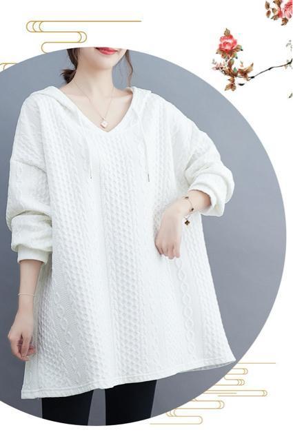 キルト パーカー チュニック トップス ワイド ゆったり ホワイト 大きいサイズ < 女性ファッション キルト パーカー チュニック トップス ワイド ゆったり ホワイト 大きいサイズ < 女性ファッションの