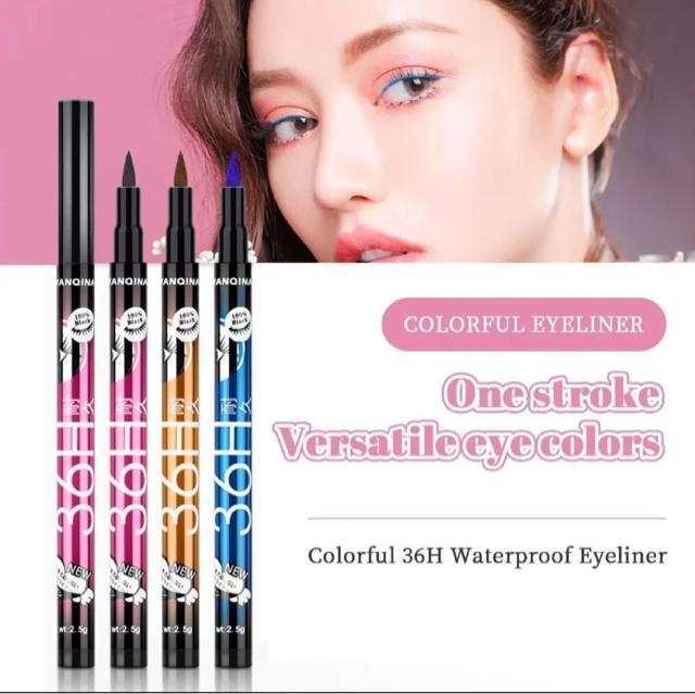 長時間耐久!ウォータープルーフ リキッドアイライナー【新品】ブラウン 茶●アイライナー < 香水/コスメ/ネイル 長時間耐久!ウォータープルーフ リキッドアイライナー【新品】ブラウン 茶●アイライナー < 香水/コスメ/ネイルの