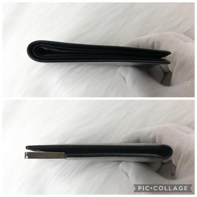 GUCCI �O�b�` ��܂���z �܂���z �V���o�[�v���[�g���S �� �u���b�N ���U�[ �� �u�����h�� 