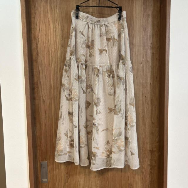 Noela�i�m�G���j�ԕ��t���A�����O�X�J�[�g M�T�C�Y �x�[�W���n ���ꂢ��  �� �u�����h�� 