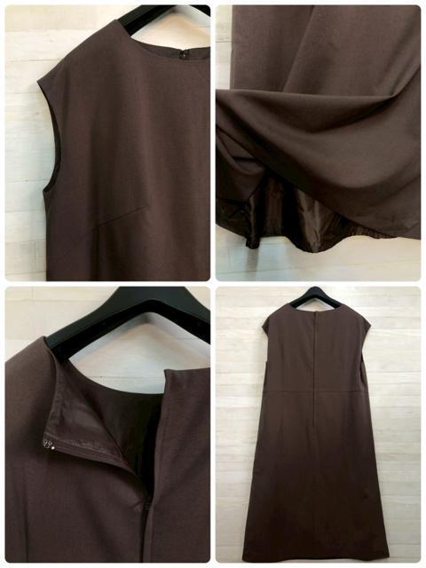 新品☆LL♪ブラウン茶ワンピ・パンツ付スーツ3点set着回しスーツ♪☆R140 < 女性ファッション 新品☆LL♪ブラウン茶ワンピ・パンツ付スーツ3点set着回しスーツ♪☆R140 < 女性ファッションの