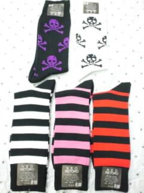 ◆新品◆靴下D足セット!◆パンク系ロック系★No.8PR★ < 男性ファッション ◆新品◆靴下D足セット!◆パンク系ロック系★No.8PR★ < 男性ファッションの